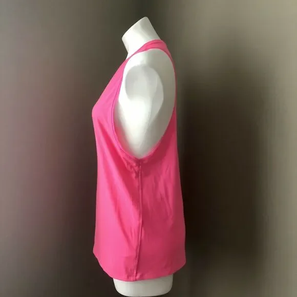 Athleta Sleeveless Top Small Oversized Lightweight Pink Tank - Picture 3 of 10